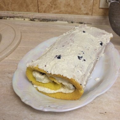 Бисквитный рулет - Шаг 15