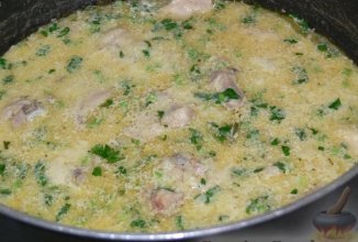 Гедлибже (курица в сметане по-кабардински)