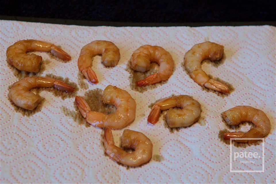 Хрустящие креветки с овощами - Шаг 7