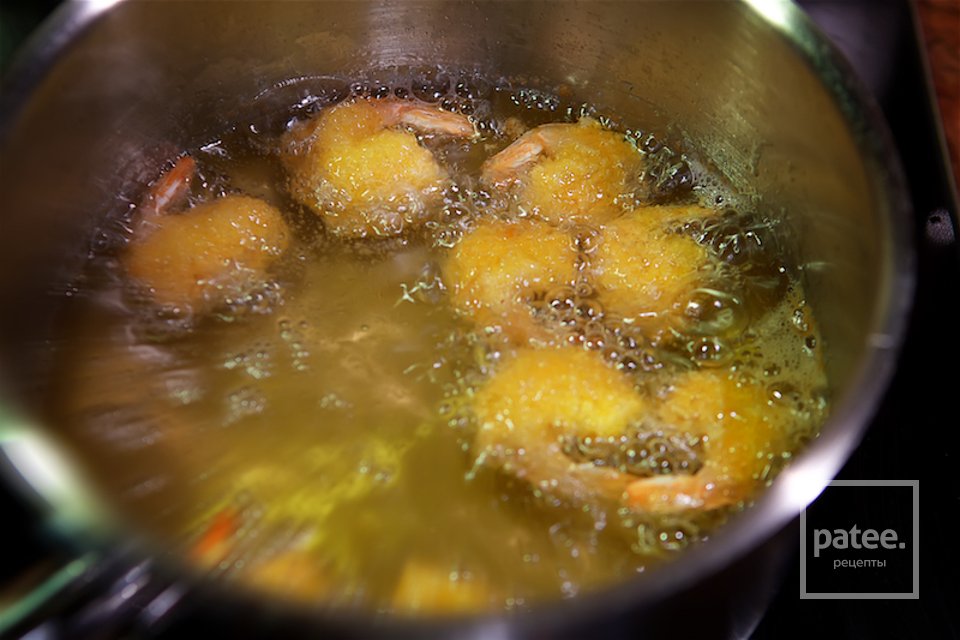 Хрустящие креветки с овощами - Шаг 12