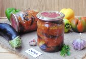 Баклажаны с перцем на зиму