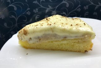 Яблочный пирог с корицей с сырным кремом. Очень вкусно