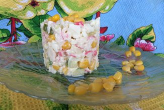 Крабовый 🦀салат по новому🕷🥒