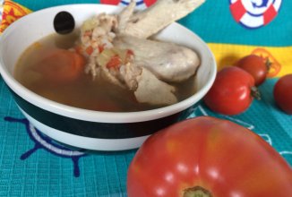 Суп 🍜 из баклажана 🍆🍅🥕