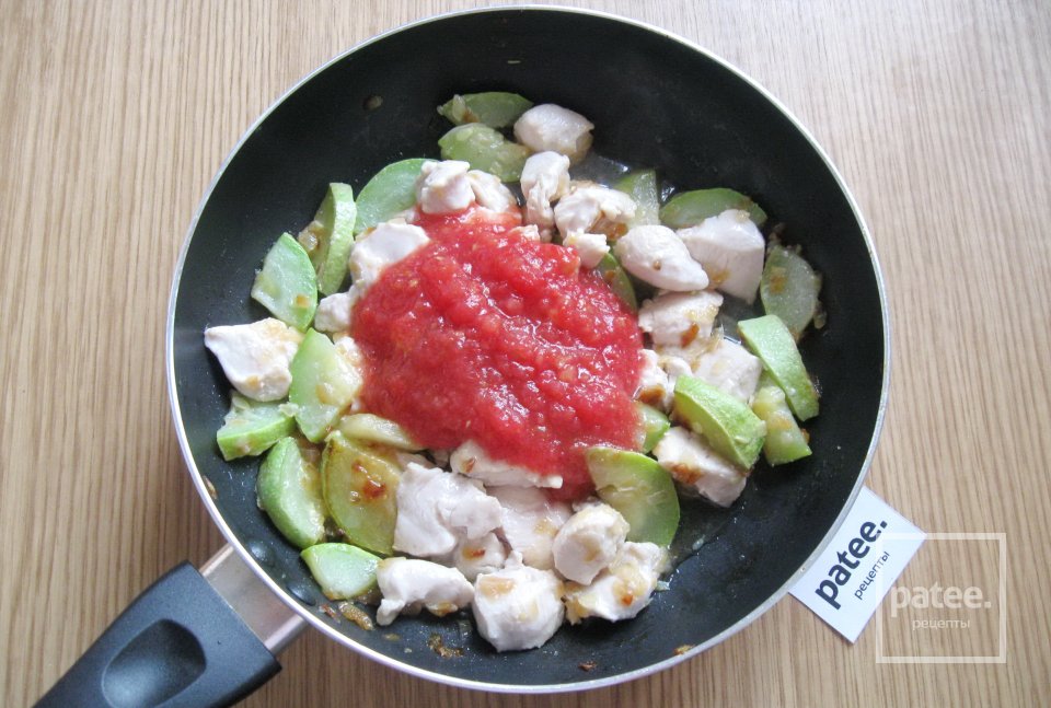 Паста с курицей и вялеными помидорами - Шаг 8