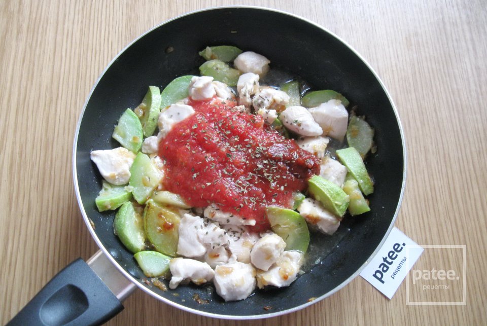 Паста с курицей и вялеными помидорами - Шаг 10