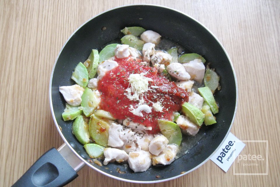 Паста с курицей и вялеными помидорами - Шаг 11