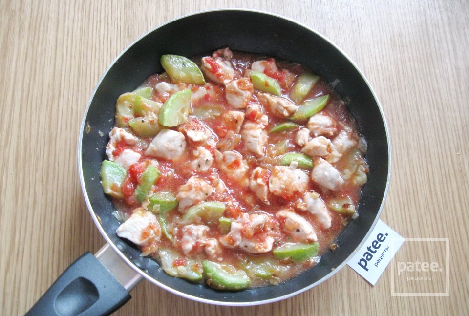 Паста с курицей и вялеными помидорами - Шаг 12