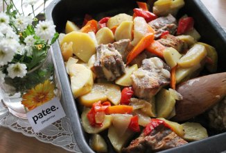 Жаркое из свинины в духовке