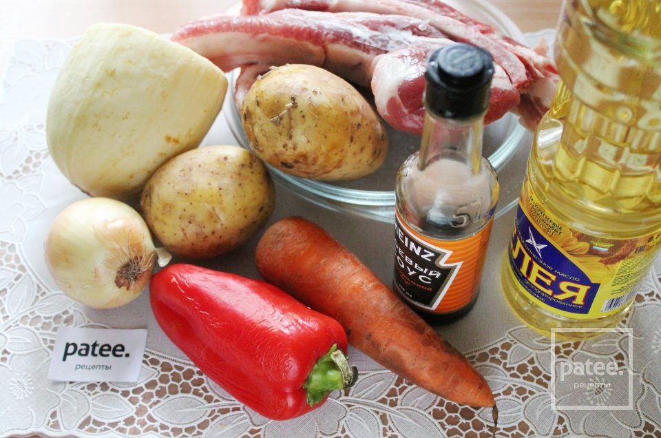 Жаркое из свинины в духовке - Шаг 1