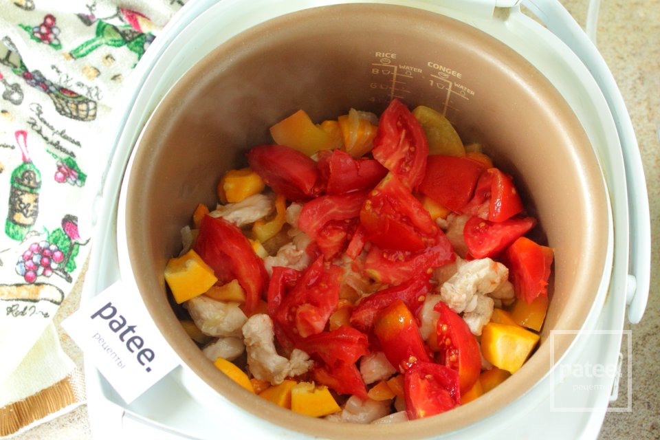 Овощное рагу с курицей и тыквой - Шаг 8