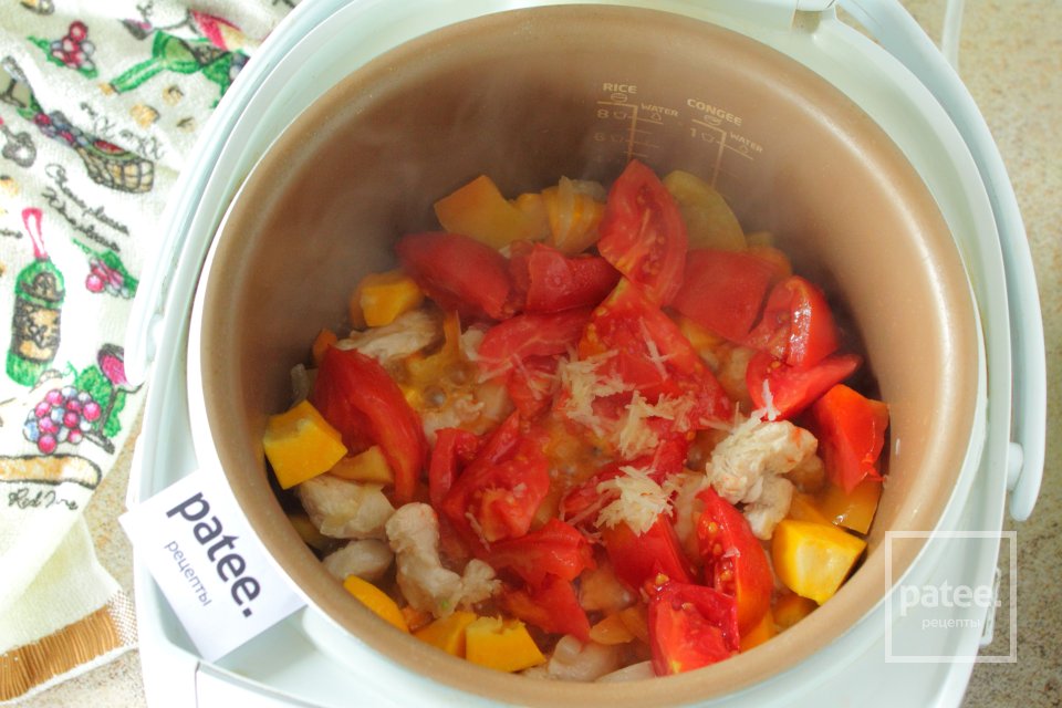 Овощное рагу с курицей и тыквой - Шаг 9