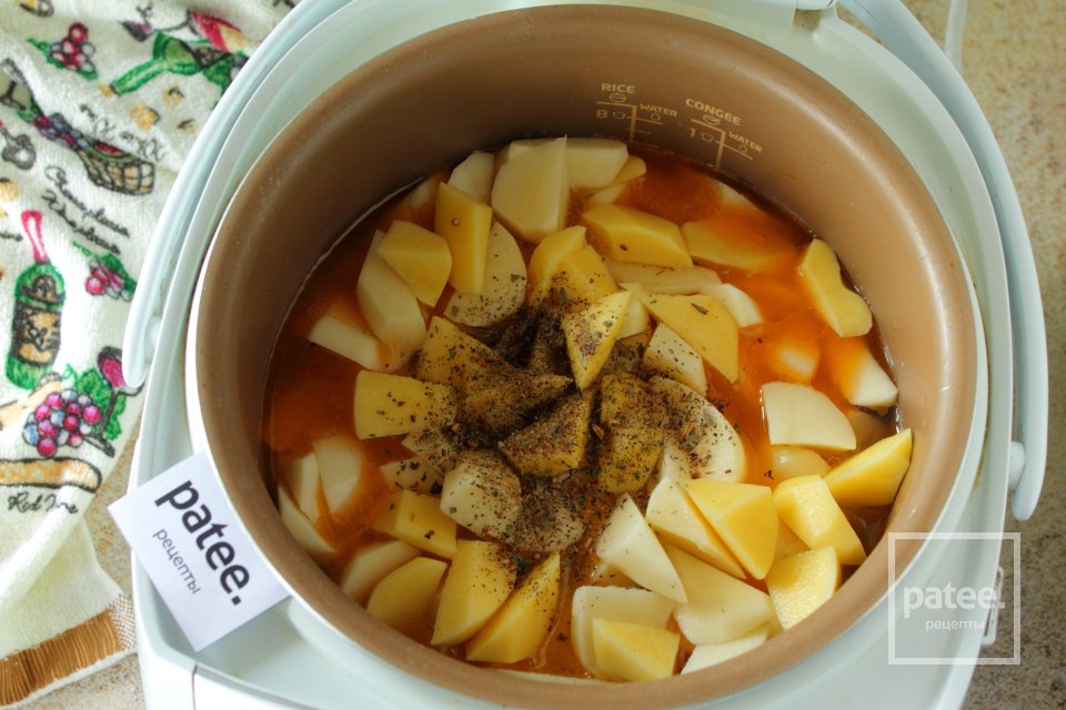 Овощное рагу с курицей и тыквой - Шаг 11