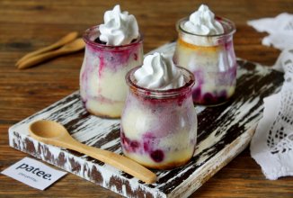 Клафути со смородиной