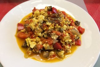 Скрембл из тофу