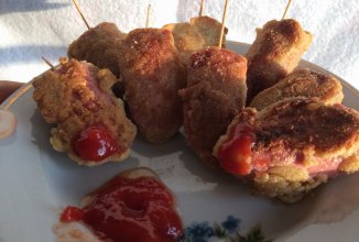 Сосиски на шпажках🍡🍢