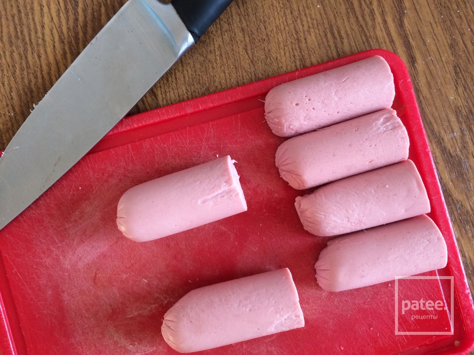 Сосиски на шпажках🍡🍢 - Шаг 1