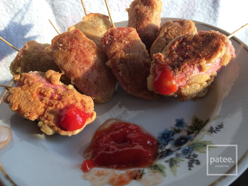 Сосиски на шпажках🍡🍢 - Шаг 6