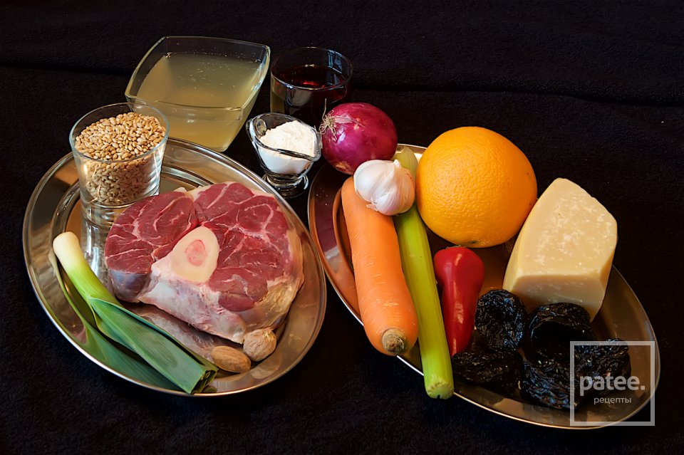 Оссобуко в апельсиновом соусе с полботто - Шаг 1