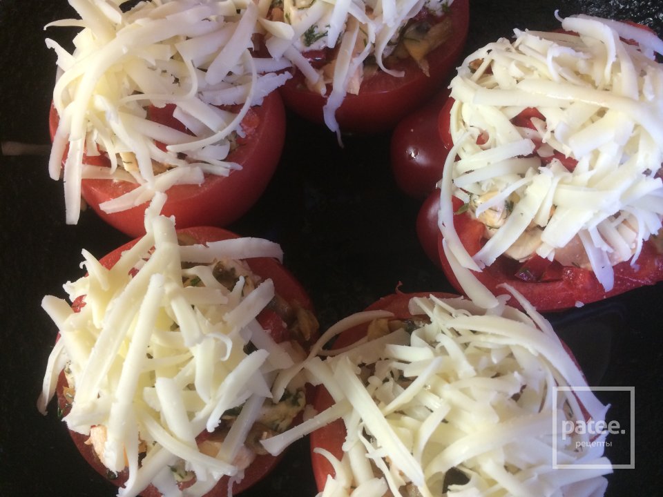 Фаршированные 🍅 курицей. - Шаг 7