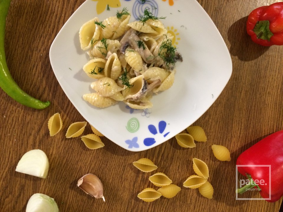 Пикантные ракушки🐚🍝🍄 - Шаг 5