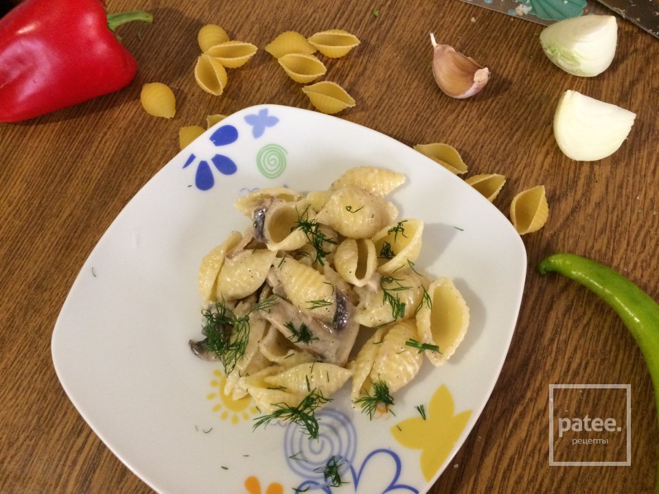 Пикантные ракушки🐚🍝🍄 - Шаг 6