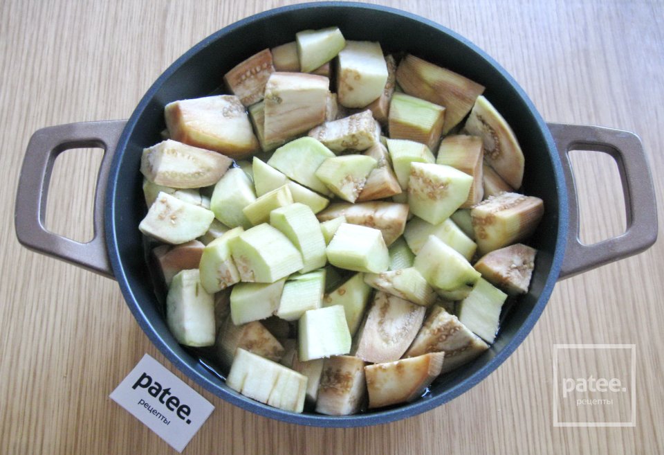 Баклажаны с чесноком и острым красным перцем - Шаг 6