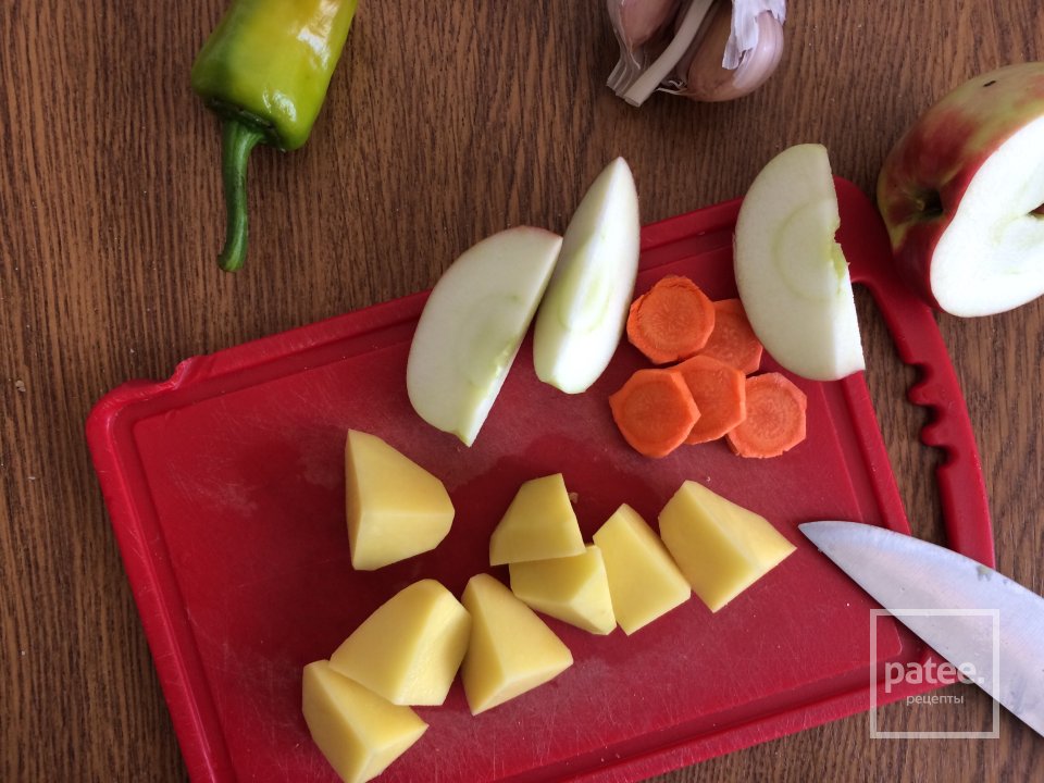 Суп 🍲 "осеняя ярмарка"🐛🍂 - Шаг 1