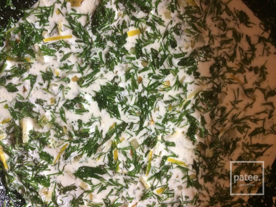 Цыплёнок в сливочном соусе с укропом. - Шаг 4