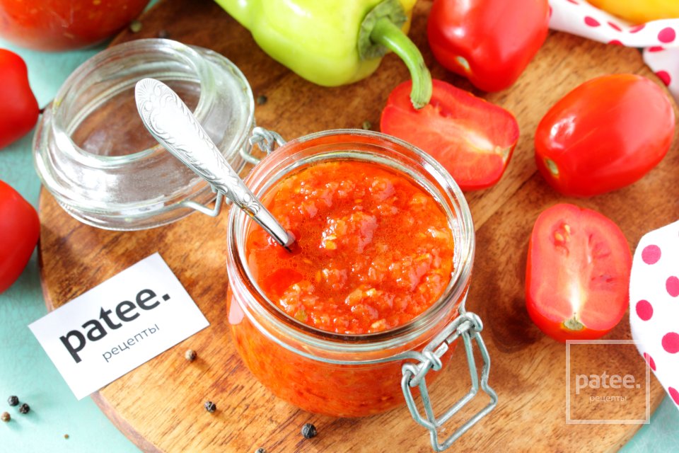 Соус из помидоров и перца на зиму - Шаг 13