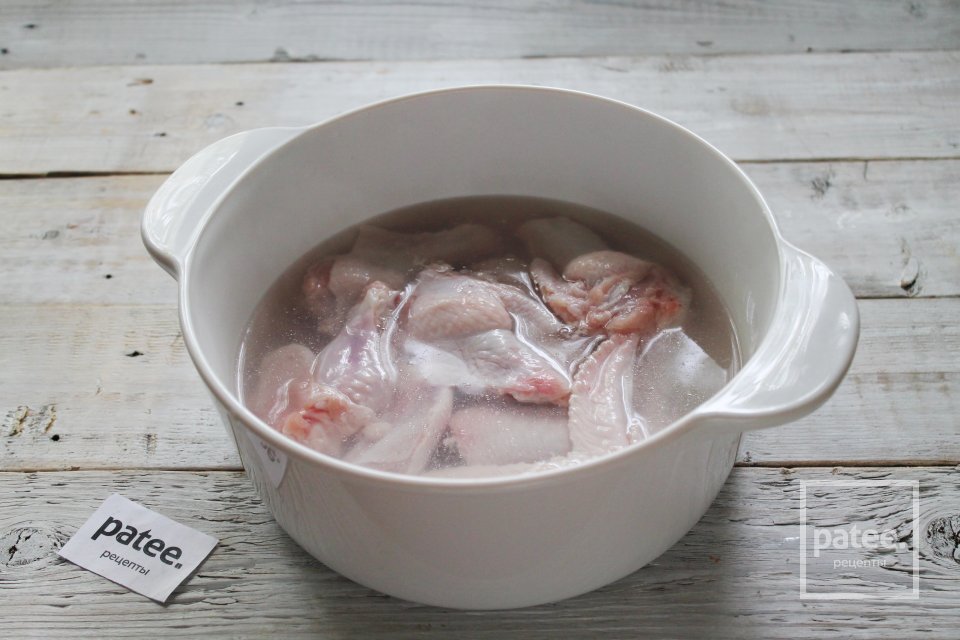 Суп с куриными крылышками и вермишелью - Шаг 3