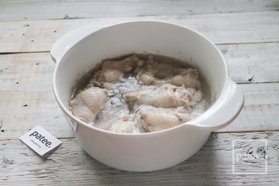 Суп с куриными крылышками и вермишелью - Шаг 4