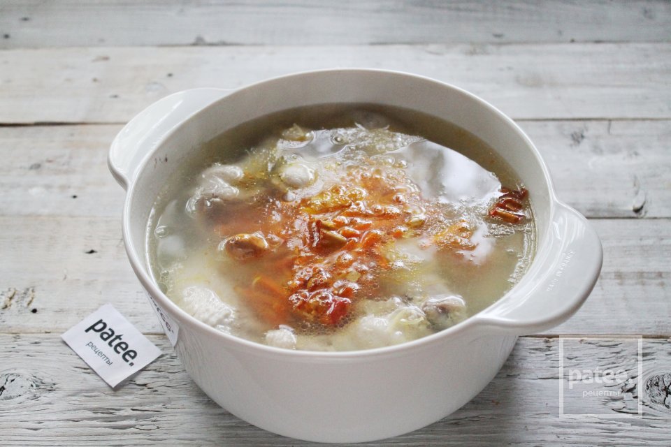 Суп с куриными крылышками и вермишелью - Шаг 16