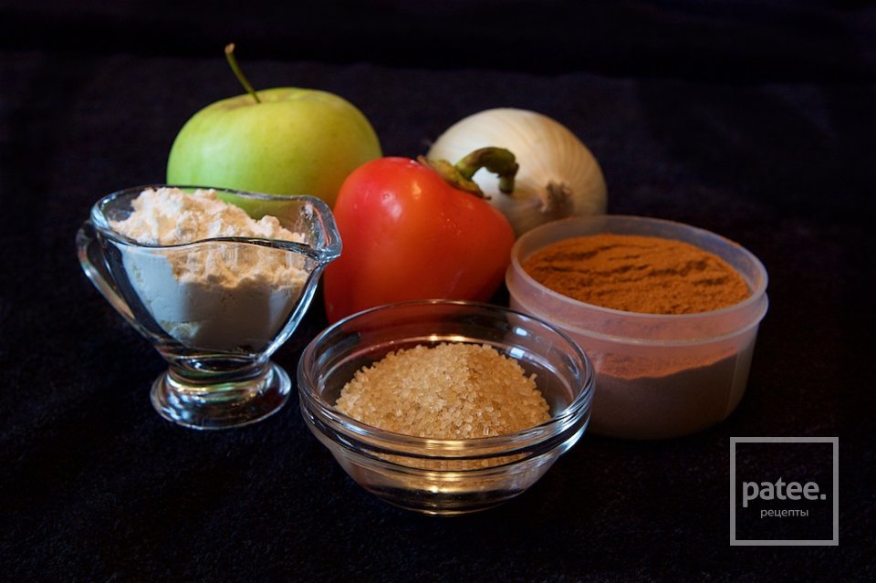 Индюшачья печёнка в карамельных яблоках - Шаг 2