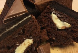 Шоколадные кексы с печеньем "Oreo"