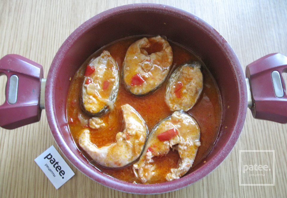 Кефаль в томатном соусе - Шаг 10