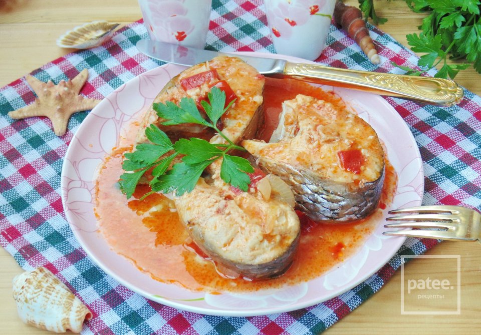 Кефаль в томатном соусе - Шаг 12