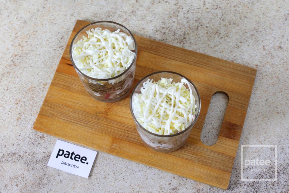 Салат с морской капустой и кальмарами - Шаг 12