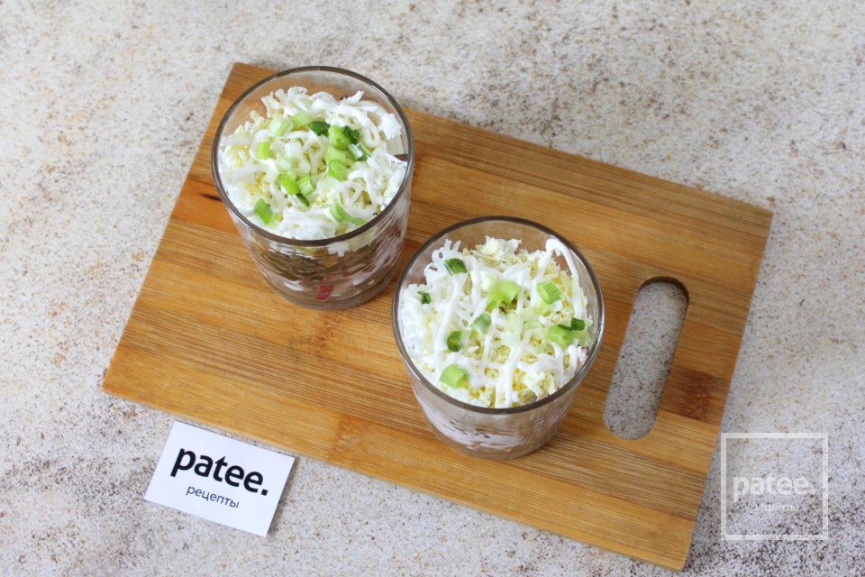 Салат с морской капустой и кальмарами - Шаг 13