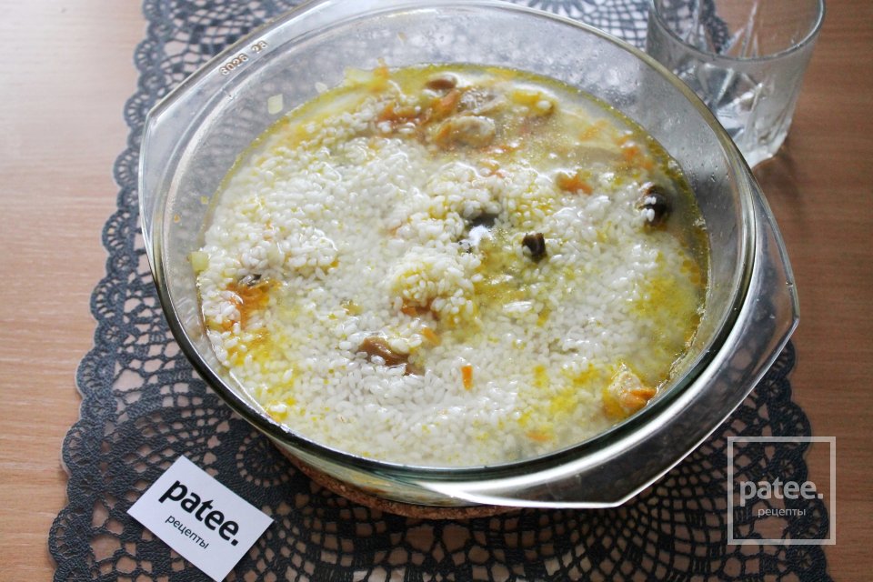 Плов с курицей и грибами - Шаг 15