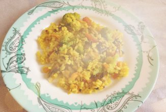 Золотой 🥇 рис 🍚 с овощами 🥗