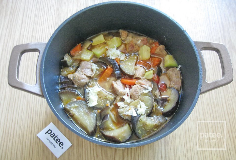 Свинина с баклажанами - Шаг 12