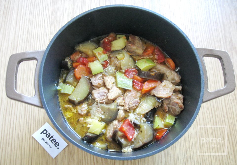 Свинина с баклажанами - Шаг 13