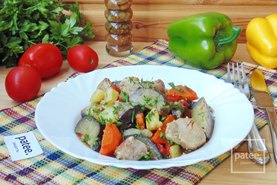 Свинина с баклажанами - Шаг 14