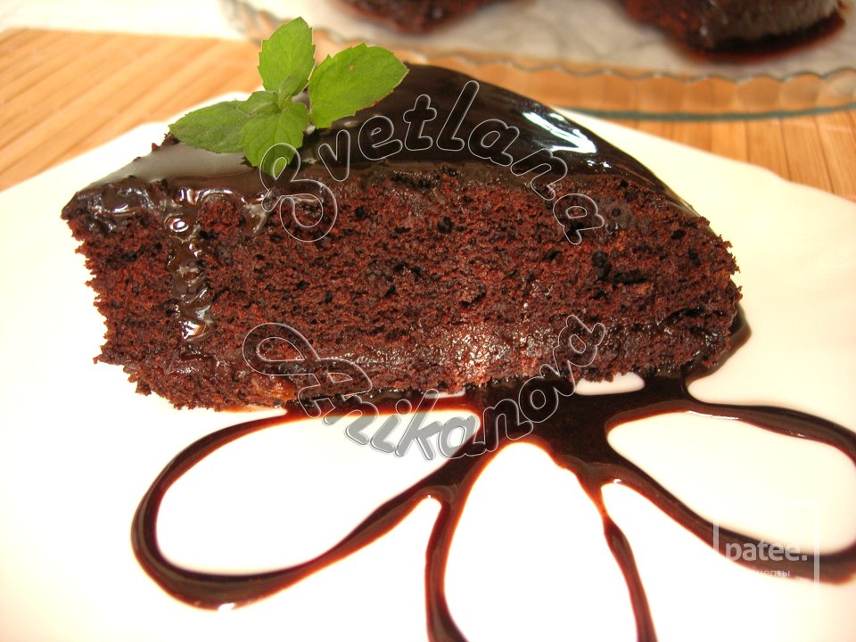 Супер Влажный ШОКОЛАДНЫЙ ТОРТ без Яиц - Шаг 1