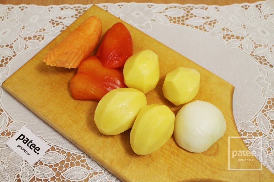 Свиные ребрышки тушенные с овощами - Шаг 3