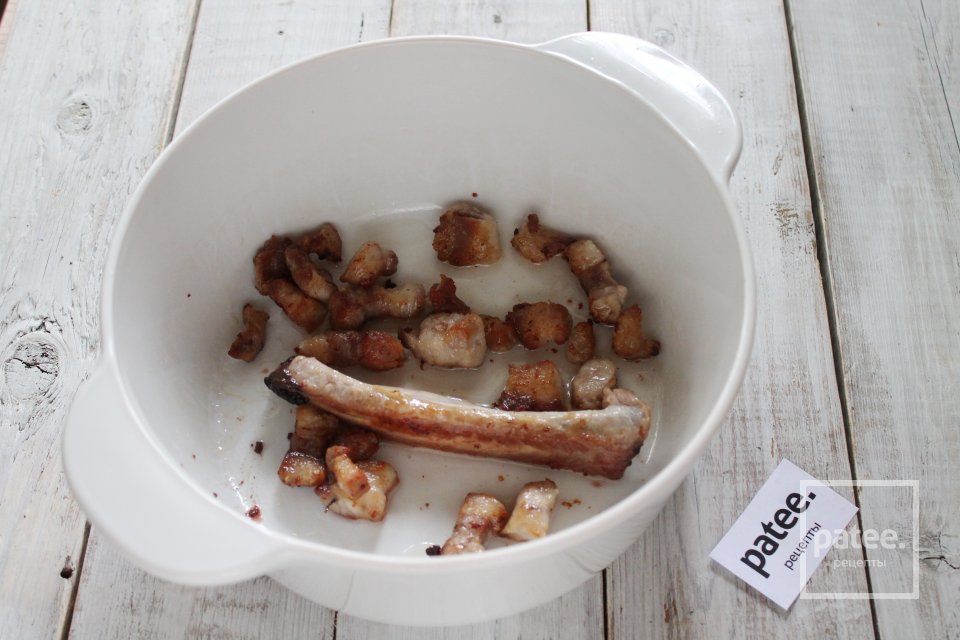 Фасоль тушенная с мясом и овощами - Шаг 5