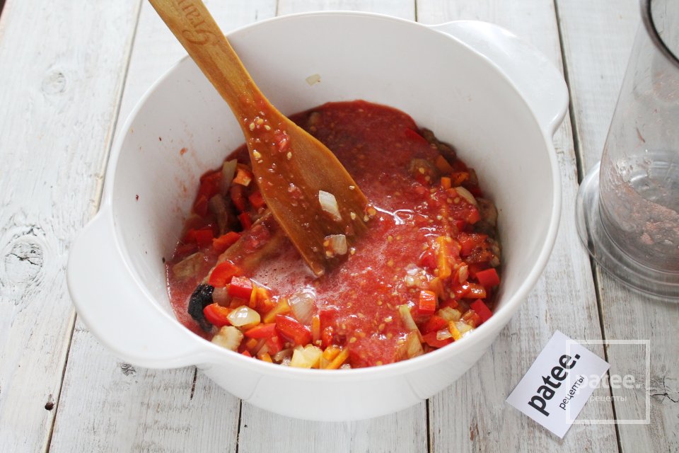 Фасоль тушенная с мясом и овощами - Шаг 14