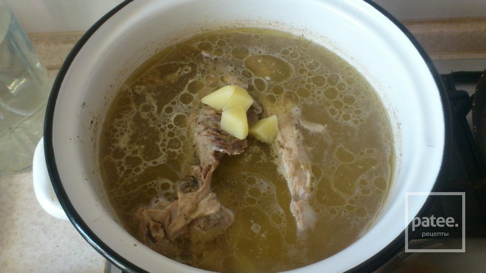 Легенький суп с куриной спинкой - Шаг 3
