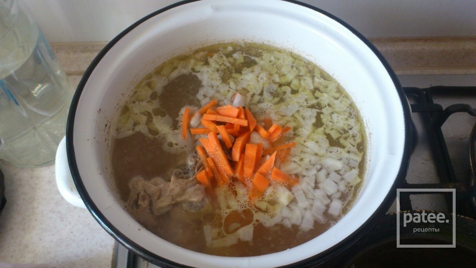 Легенький суп с куриной спинкой - Шаг 5